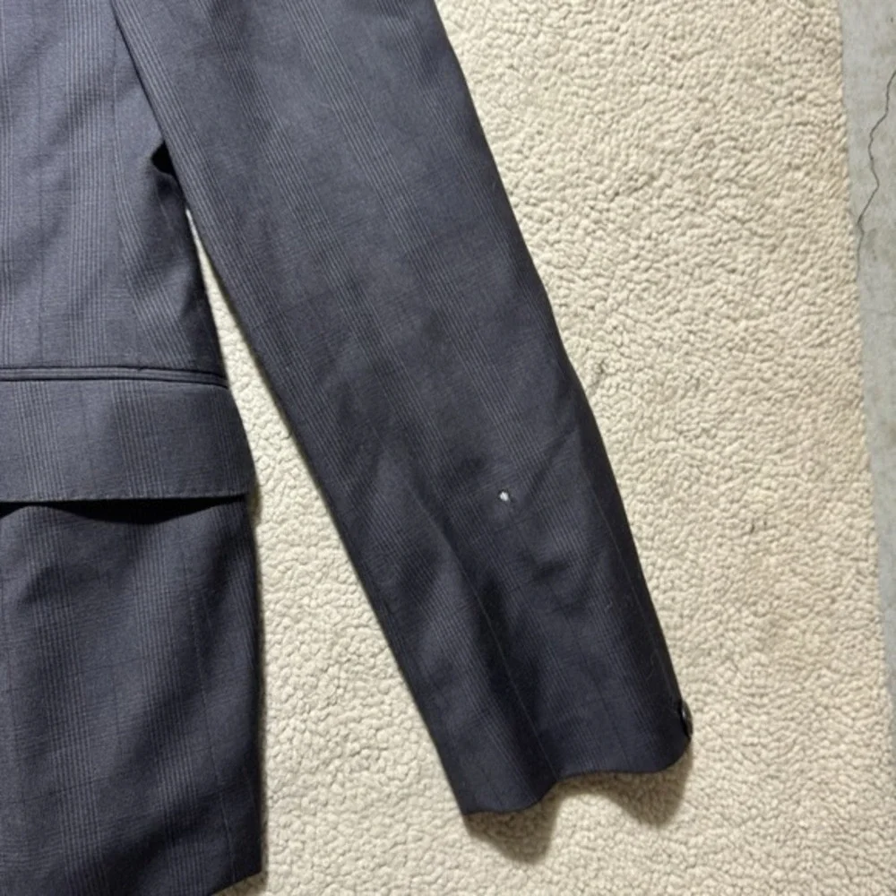 Rag &‎ Bone Blazer Mens 38 Black Two Button Wool Blend For Barneys Jacket Collar